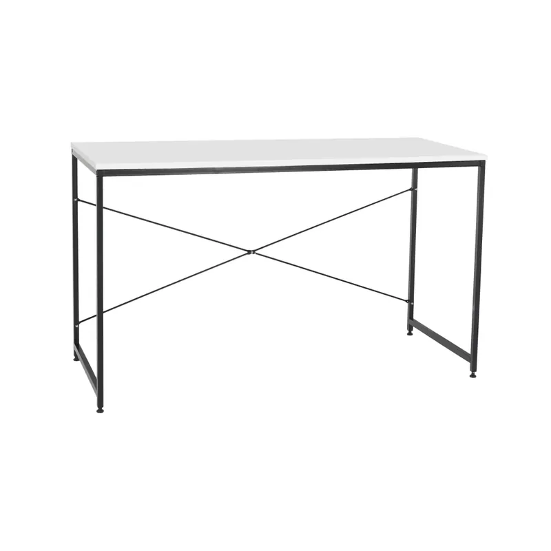 Ihned K Objednání Psací stůl, bílá/černá, 120x60 cm, MELLORA
