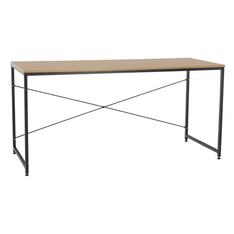 Finální Výprodej Psací stůl, dub / černá, 150x60 cm, MELLORA
