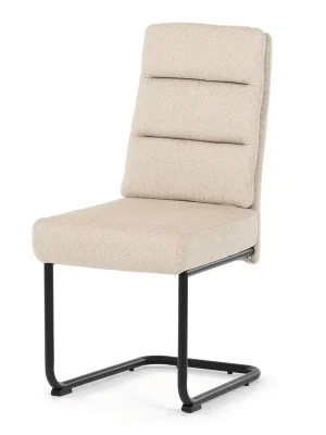 Značkový Jídelní židle, béžová, látka, DCL-P3107 CRM2