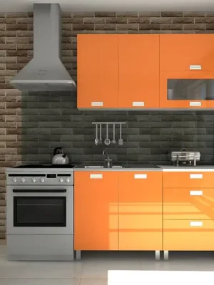 Kuchyňská linka Timothy KRF 180 oranžový lesk Ověřený