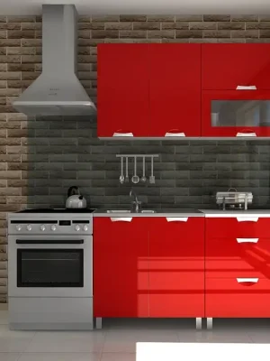 Kuchyňská linka Timothy MDR 180 červený lesk Odeslání Ihned