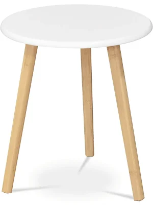 Konferenční stolek 40x40x45cm, mdf, bílá, AF-1142 WT Výhodná Nabídka