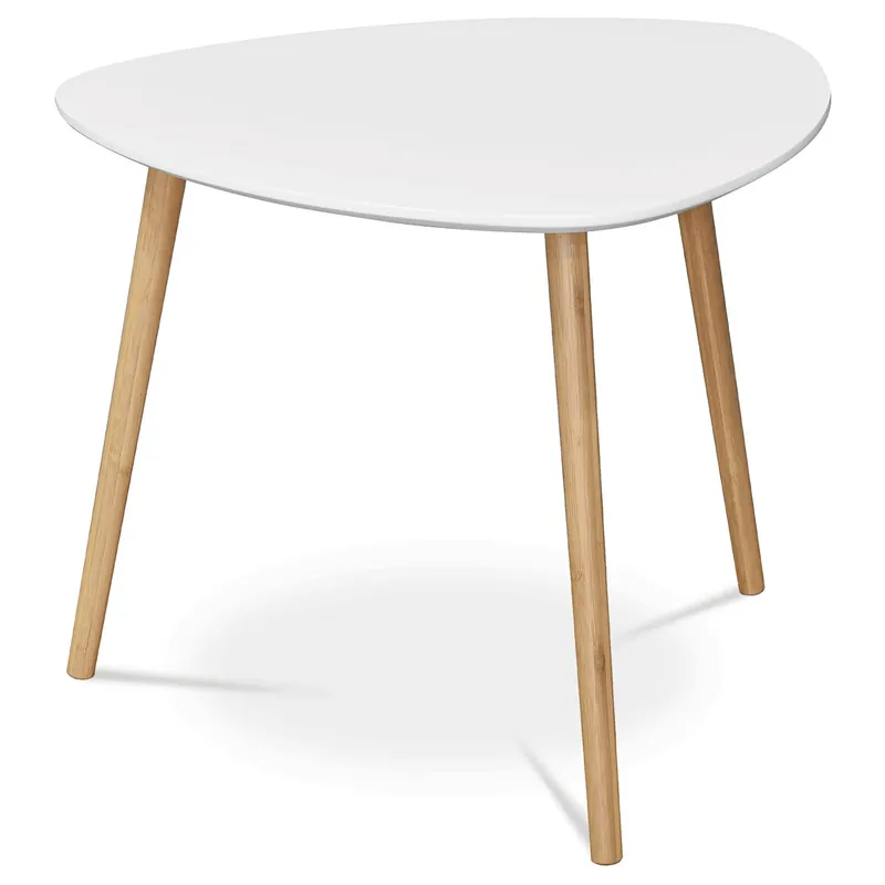 Konferenční stolek 55x55x45cm, mdf, bílá, AF-1134 WT Dokud Zásoby Vydrží