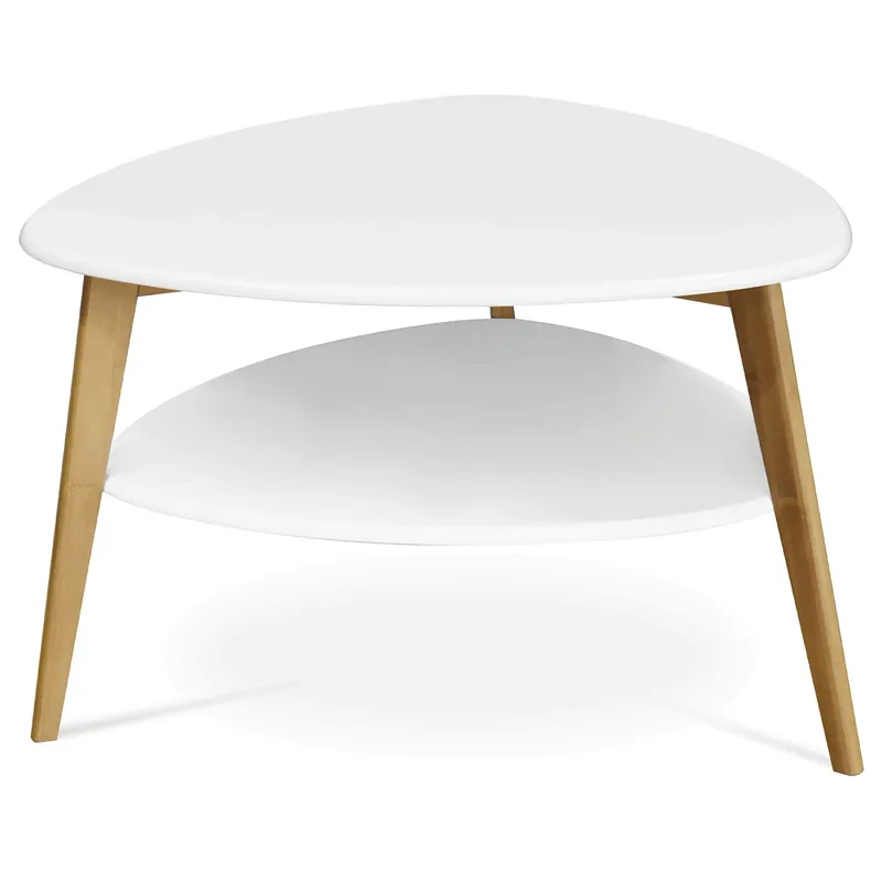 Konferenční stolek 78x78x50cm, mdf, bílá, AF-1192 WT Rychlé Dodání