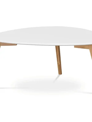 Výprodej Konferenční stolek 85x48x41cm, mdf, bílá, AF-1182 WT