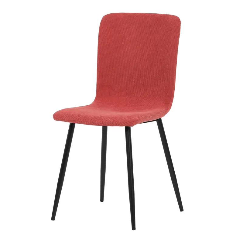 Jídelní židle, červená, manšestrová látka, DCL-964 RED2 Speciální Cena