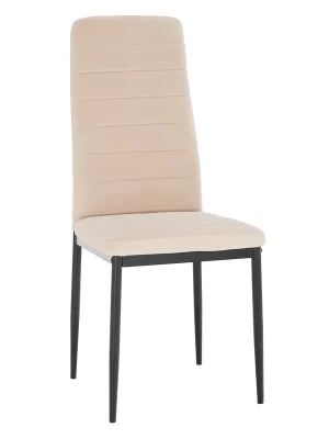 Výhodná Nabídka Židle, béžová Dulux, velvet látka / černý kov, COLETA NOVA
