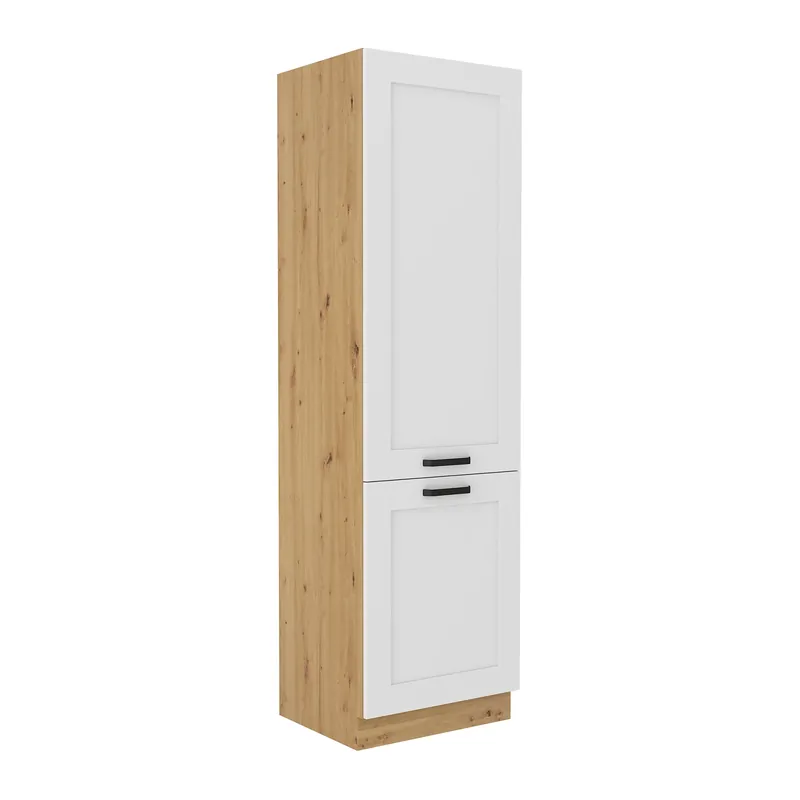 Must-Have Skříňka na vestavnou chladničku, dub artisan/bílá, LULA 60 LO-210 2F