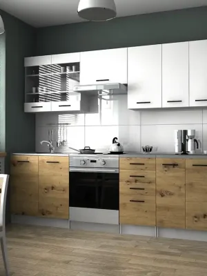 Kuchyňská Linka Pamis 240/180 bílá/dub artisan Ihned K Objednání