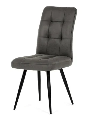 Jídelní židle, šedá, látka vintage, DCL-D1250 GREY3 Pouze Dnes
