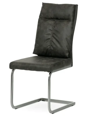 Vrácení Zdarma Jídelní židle, šedá, látka vintage, DCH-459 GREY3