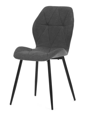 Jídelní židle, šedá, látka, CT-285 GREY2 Nejlepší Cena