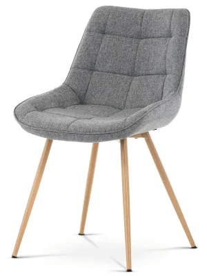 Jídelní židle, šedá, látka, CT-394 GREY2 Výhodná Nabídka