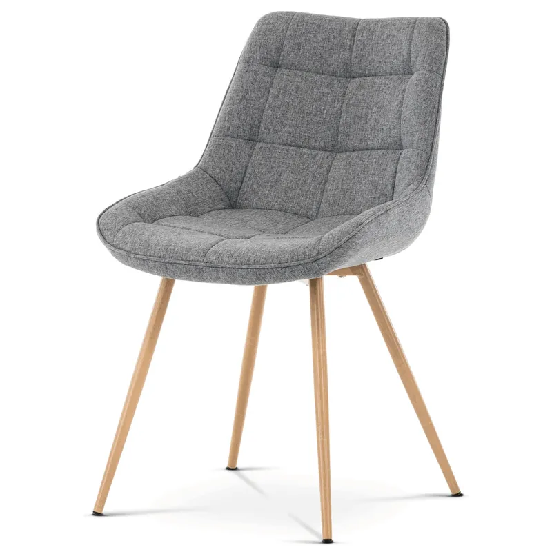 Jídelní židle, šedá, látka, CT-394 GREY2 Výhodná Nabídka