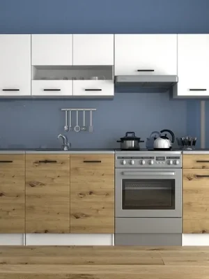 Finální Výprodej Kuchyňská linka Luigi III 320/260 bílá/artisan