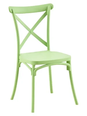 Must-Have Stohovatelná židle, zelená, SAVITA