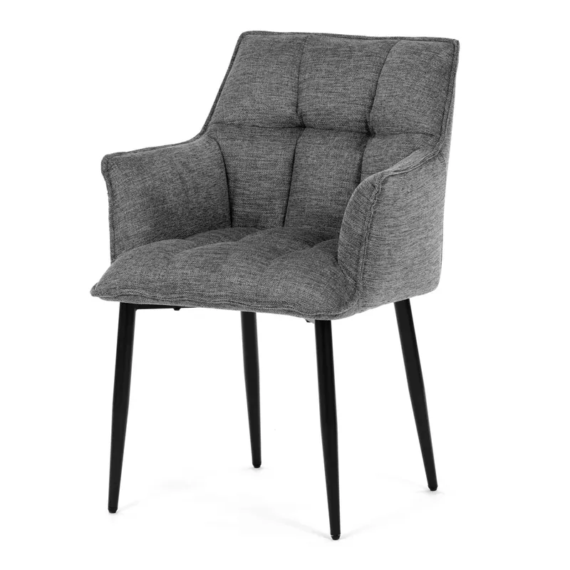 Zlevněný Jídelní židle, šedá, látka, DCH-J2139 GREY2