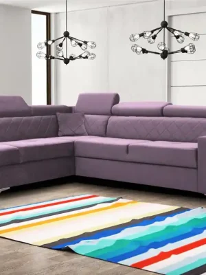 Expresní Doručení Sedací souprava Silk L fialová