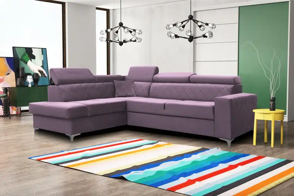 Expresní Doručení Sedací souprava Silk L fialová