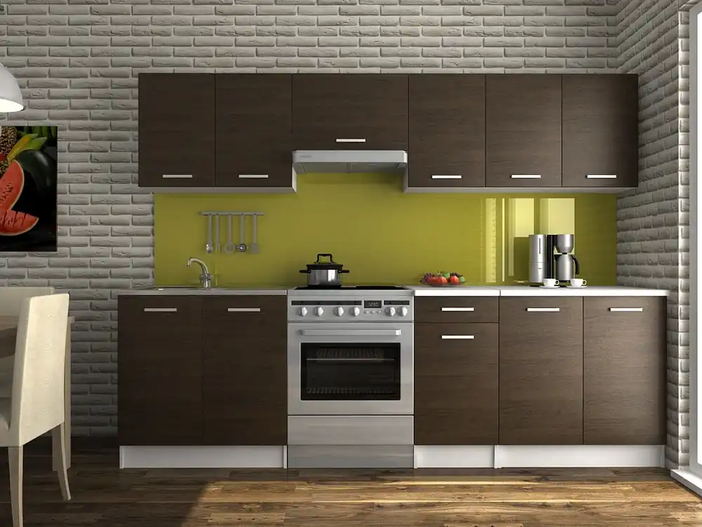 Dokud Zásoby Vydrží Kuchyňská linka Luigi 260/200 wenge