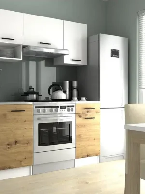 Kuchyňská linka Luigi II 180/120 bílá/dub artisan Objednat Nyní