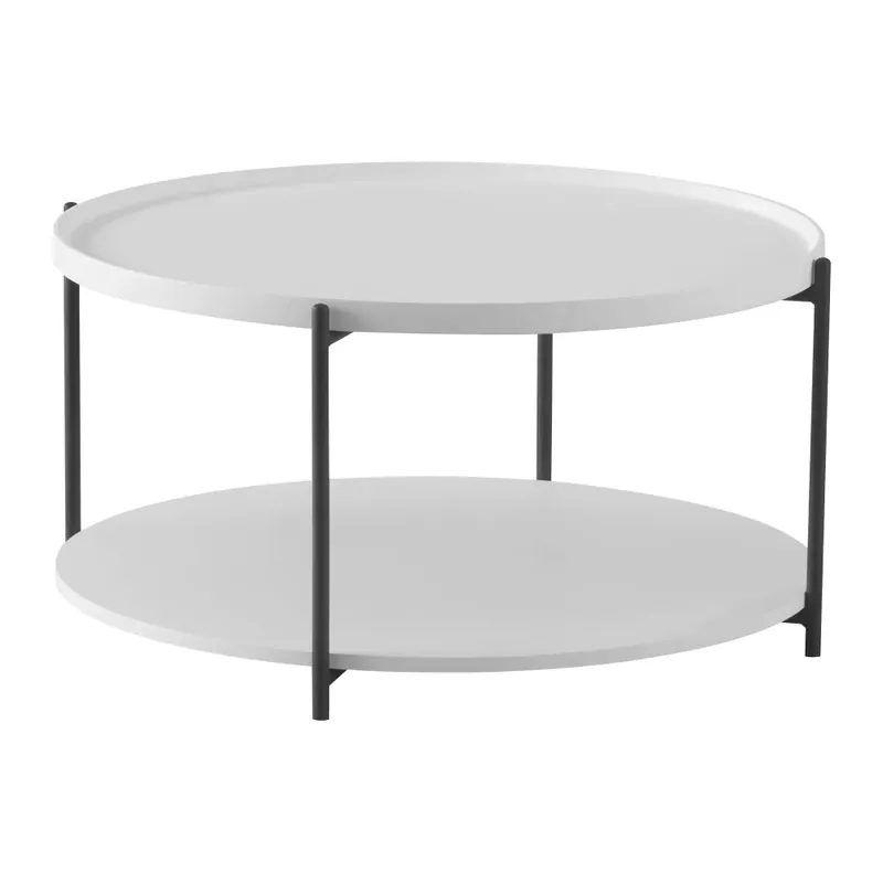Horká Nabídka Konferenční stolek, bílá/černá, LAPIS