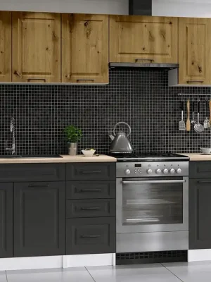 Cenově Výhodný Kuchyňská linka Ilona 240/180 artisan/grafit MAT