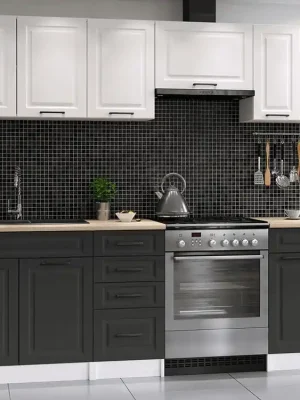 Vysoce Kvalitní Kuchyňská linka Ilona 240/180 bílá/grafit MAT