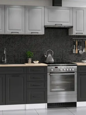 Akční Nabídka Kuchyňská linka Ilona 240/180 popel/grafit MAT