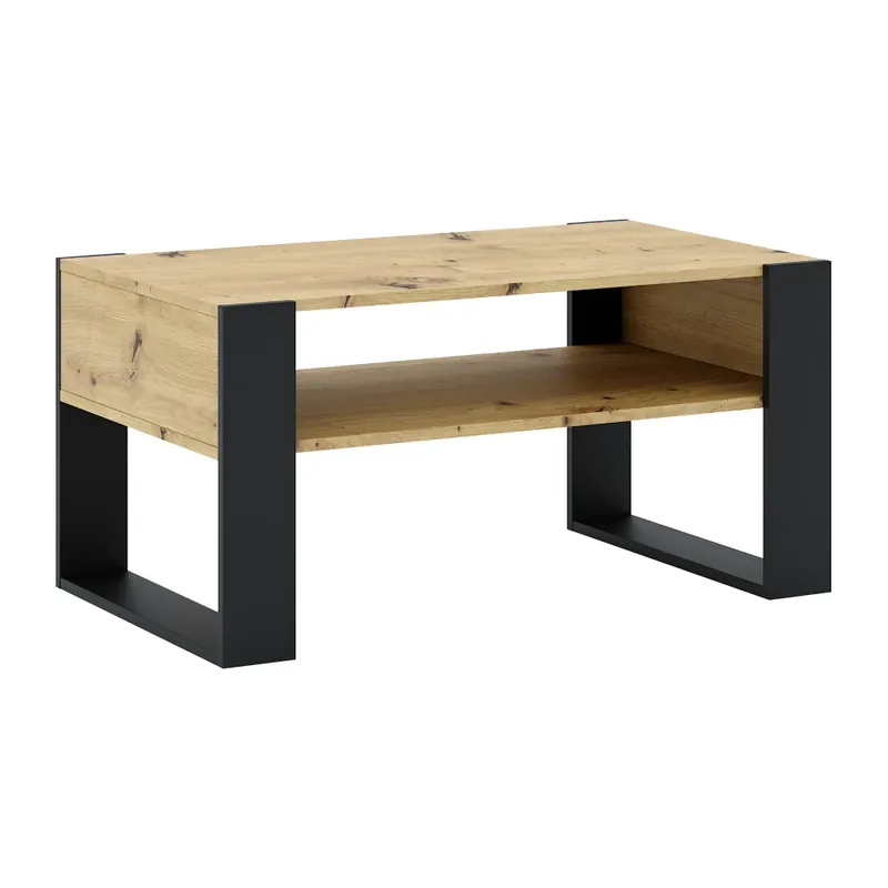 Nejprodávanější Konferenční stolek, dub artisan/černá, CARA 1