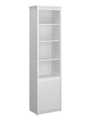 Finální Výprodej Otevřený regál 1D1S, bílá, ERODIN