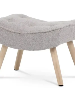 Akční Cena Podnožka, šedá látka, AK-309P GREY2