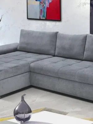 Vysoce Kvalitní Sedací souprava Brenda levá světle šedá