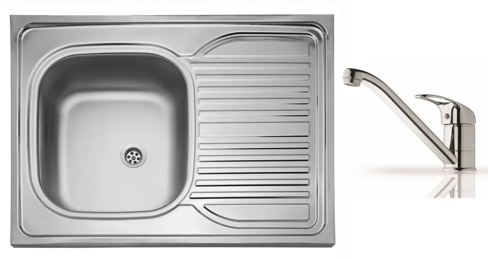 Ověřený Celoplošný dřez D8-CPL nástavný s baterií Eco (set)