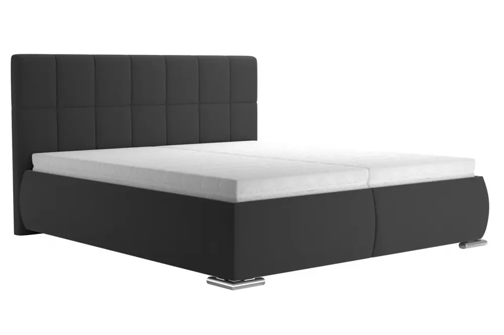 Sleva Postel Saskie 180x200 šedohnědá