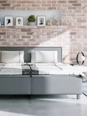 Postel Portland 180x200 šedá Výprodej