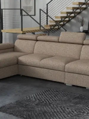 Kup Teď Sedací souprava Bodie L Aragon světle hnědá