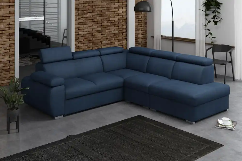 Must-Have Sedací souprava Bodie II pravá modrá
