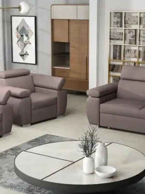 Kup Teď Sedací souprava Bodie 3+1+1 růžová