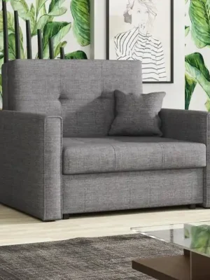 Super Cena Rozkládací křeslo Vivian Bis I šedá