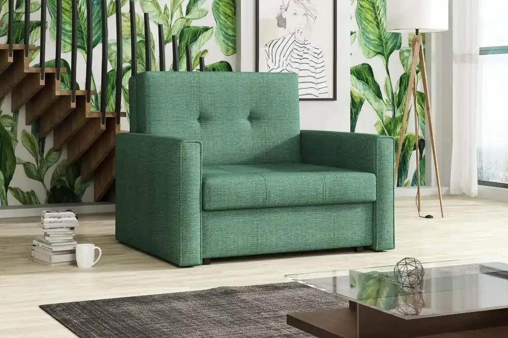 Must-Have Rozkládací křeslo Vivian Bis I zelená