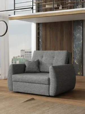 Must-Have Rozkládací křeslo Vivian Art I šedá