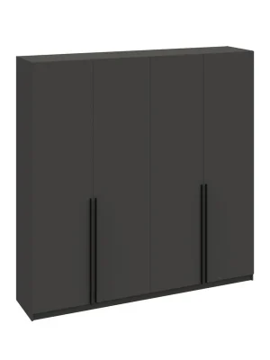 ELEGANT D vysoká šatní skříň 4D antracit Originální