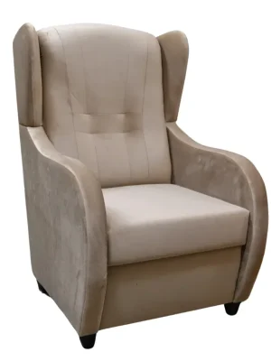 Cenový Hit Relaxační křeslo ušák René Mexa Velvet 280 béžové