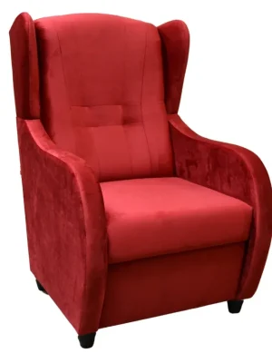 Hit Sezóny Relaxační křeslo ušák René Mexa Velvet 590 vínové
