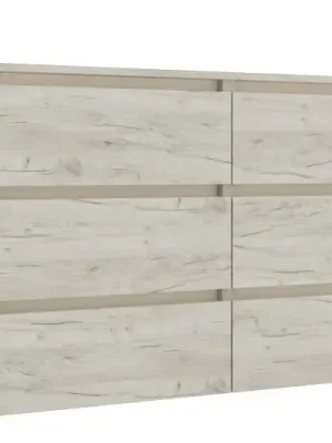 IDEA šuplíková komoda 1200, Gold craft oak / Satin Přímo Od Výrobce