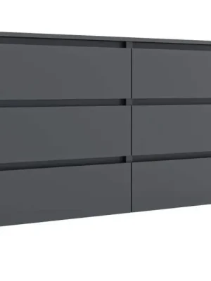 IDEA šuplíková komoda 1600, Grafite grey / Grafite grey Sleva