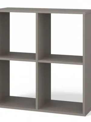 Koupit Online Regál Manja 2x2 šedá jíl