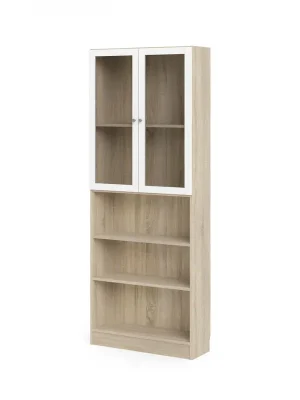 Must-Have Regál Bask 71760/23 dub sonoma/bílá