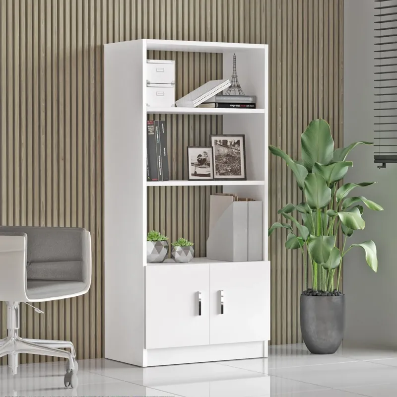 Levný VARNUM office knihovna, bílá